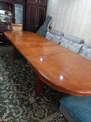 стол трансформер стеклянный: Стол трансформер Для зала, Раскладной стол, Длина, см: 3.5 м см, цвет - Коричневый — 3