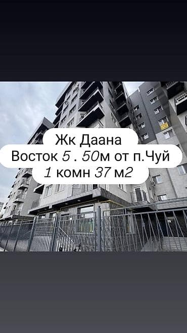 50: 1 комната, 37 м², Элитка, 2 этаж, Дизайнерский ремонт — 1