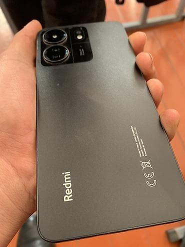 цветные принтеры: Redmi, Redmi 13C, Б/у, 256 ГБ, цвет - Черный, 2 SIM — 1