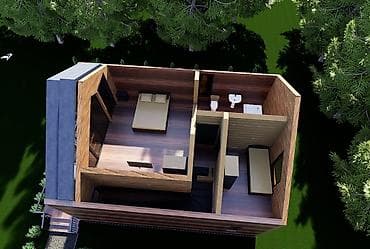 нижний чуй: Современный двухэтажный дом-шале с панорамным остеклением и террасами — 10