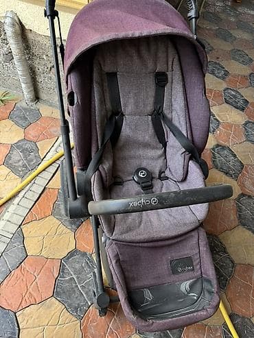 спинклер: Коляска, Cybex, цвет - Фиолетовый, Б/у, Самовывоз — 3