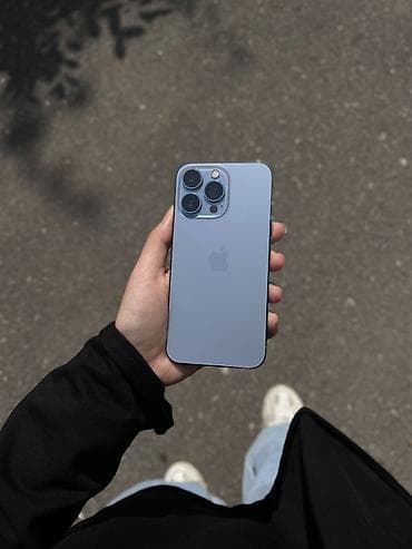 i 12: IPhone 13 Pro, Б/у, 256 ГБ, Синий, Чехол, 78 % — 1