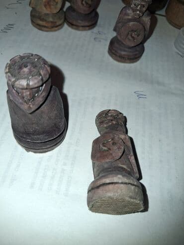 купить шахматы ручной работы: Шахматная фигура - пешка. ручной работы из дерева. - Материал — 4