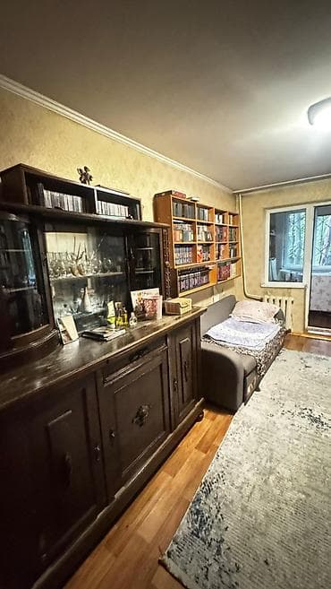 1 комнатная квартира 6 мкр: 2 комнаты, 43 м², 104 серия, 1 этаж, Косметический ремонт — 7