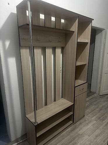 Гарнитур для прихожей, Б/у, Обувница, цвет - Черный