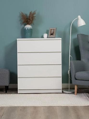 small table: Комод - Размер: 80×99 см - Цвет: белый ( белый, дуб сонома, венге) - — 2