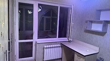 Балконная дверь, Б/у, Со стеклом, Пластик