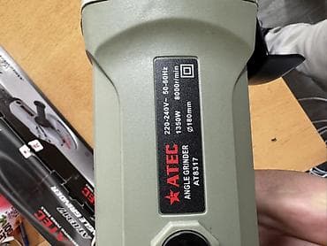 ушм: Новый, От электросети, Atec, 180 мм, Другая мощность, 8000 об/мин — 5