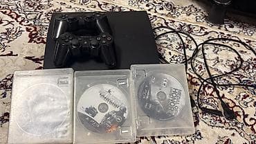 PS3 (Sony PlayStation 3): Игровая консоль Sony PlayStation 3 (Slim) с комплектом игр и двумя — 7