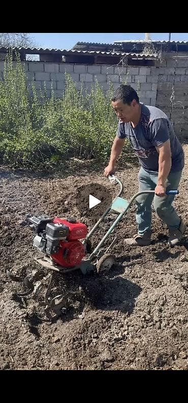 плуг аборотный: Мотокультиватор бензиновый для обработки почвы, 6 л.с. - Тип — 1