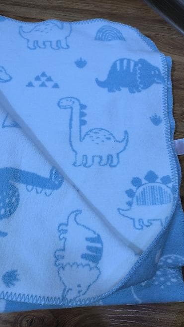 детское одеяло в коляску: Плед, Турция, Новый, Все сезоны, Двусторонний — 10