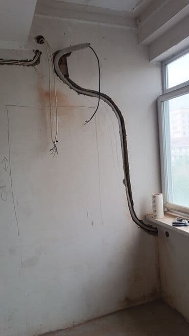 установка телевизионных антенн: Штроба и закладка трассы для кондиционера - Полный цикл подготовки — 2