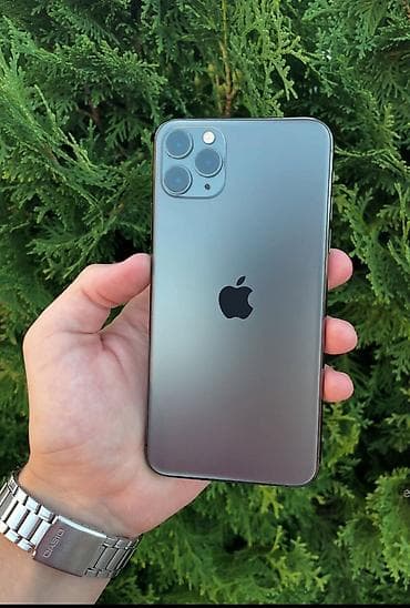 14 про мака: IPhone 11 Pro Max, Б/у, 512 ГБ, Alpine Green, 100 % — 1