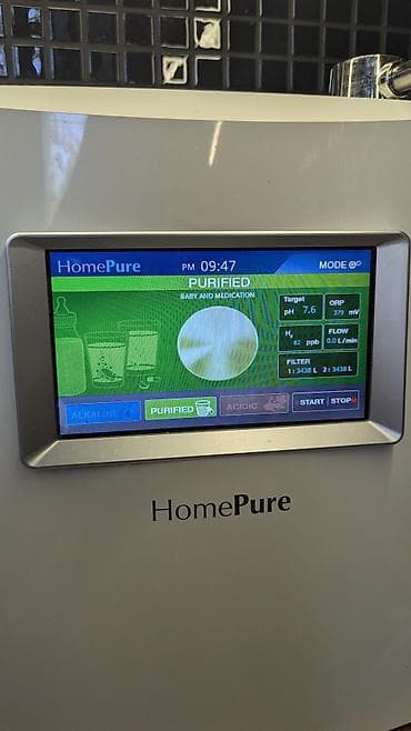 HomePure Viva — стационарный ионизатор и фильтр для воды с сенсорным — 7