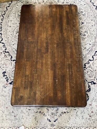 деревянные столы: Стол для зала, Новый, Не раскладной, Прямоугольный — 3