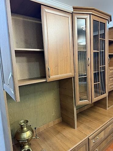 Шкафы: Стенка-шкаф, Тип стенки-шкафа: Модульная, Для зала, Б/у — 7