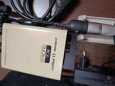 сушка авто: Набор для маникюра: фрезер Saeshin Strong 90N + УФ/LED-лампа SUN — 2