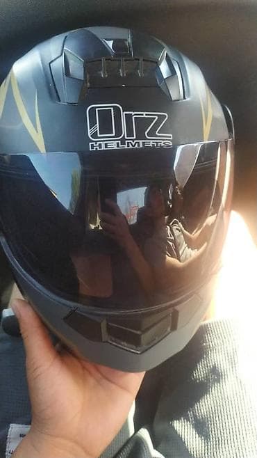 маска шлем: Мотошлем ORZ Helmets, полноразмерный (integral) - Тип: закрытый — 2