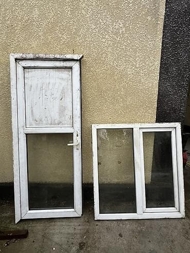 доканы: Даяр пластик терезеле, Декоративдик өзгөчөлүктөрү: Фрамуга, Орнотуусуз, Бөлүп төлөө жок — 1