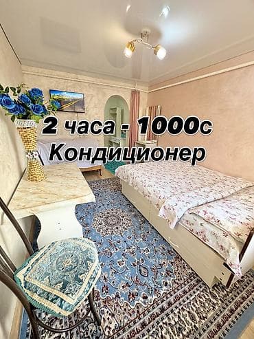 абайки бишкек: 1 комната, Люкс, элитка, Восток-5 мкр, Душевая кабина, Постельное белье, Кондиционер — 1