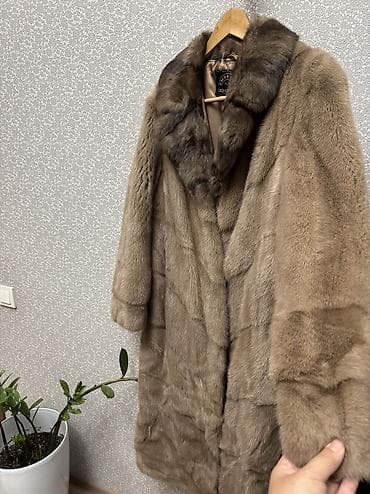 lining бу: Шуба, Норка, Узун модель, L — 1