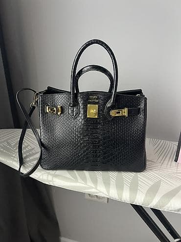 пряжка: Классическая сумка, Материал: Натуральная кожа, Жёсткая конструкция, Женские — 1