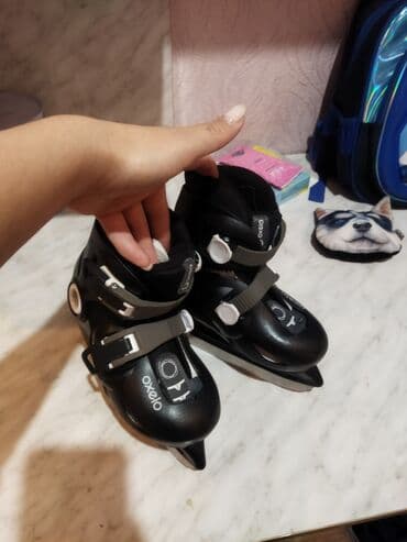 велосипед рассрочка: Детские коньки, размер 26-28 (регулируется). состояние идеальное! — 4