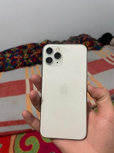 tab 7: IPhone 11 Pro, Б/у, 64 ГБ, Белый, Зарядное устройство, Защитное стекло, Чехол, 77 % — 1
