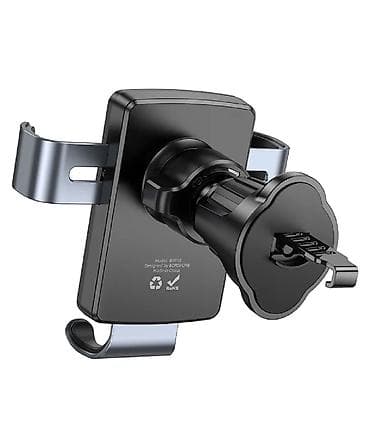 bluetooth kit: Автодержатель BOROFONE BH118 Refined gravity car holder (black metal — 9