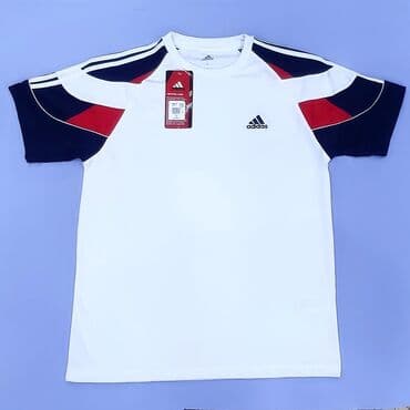 climacool: Мужская футболка, 4XL, S, XL, Adidas, Новый, цвет - Белый, Платная доставка — 5