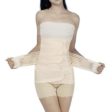 Маски медицинские: Корректирующий пояс-корсет для талии и поясницы (бежевый) - — 1