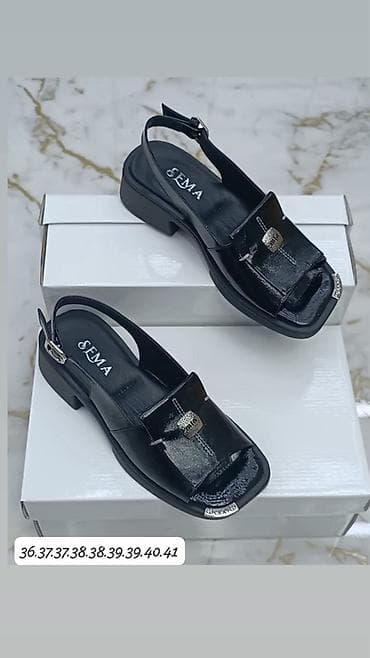 темир ешиктер: Женские летние босоножки SEMA (Турция) - Модель: открытый мыс — 3