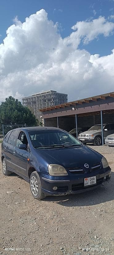 чанган уни к: Nissan Almera Tino: 2004 г., 1.8 л, Кол менен иштөөчү, Бензин, Хетчбек — 1