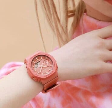 Прокат одежды: GMA-s2100 Женская линия ! ___ Функции : секундомер, будильник — 2