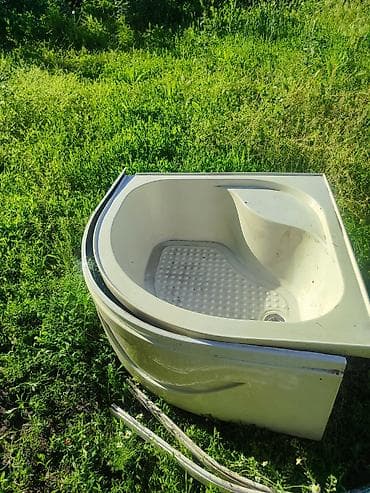 уличный душ: Душевая кабина Полукруглая, Покрытие: Матовое — 2