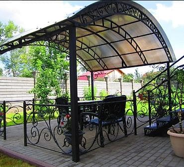 тонкий пластик: Навесы из поликарбоната — 2