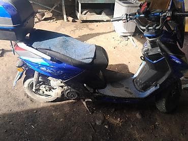 электромотоцикл для детей: Скутер JET MOTO (синий) - Кузов спортивного стиля с острыми линиями — 4