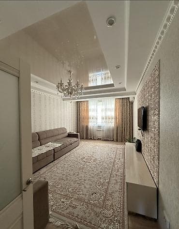 osh flat: 2 комнаты, 73 м², ул. Ахунбаева / Бакаева Элитка, 8 этаж, Евроремонт — 1