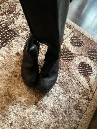 сапоги зимние женские натуральная кожа натуральный мех распродажа: Сапоги кожа Женская 37 38размер Кожа 100% Внутри тонкий мех Теплый — 2