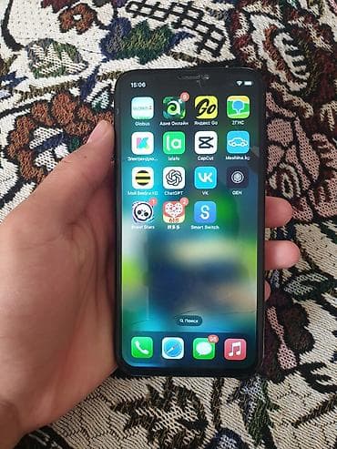 телефон айфон бишкек: IPhone Xs, Колдонулган, 64 ГБ, Deep Purple, Каптама, 100 % — 3