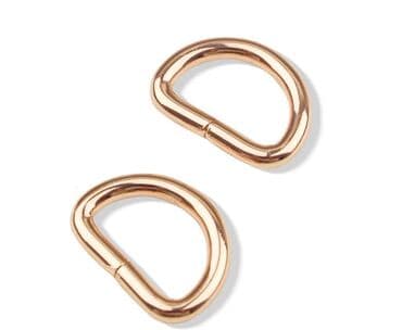 кранштейн для вещей: Металлические D образное кольцо пряжка, полукольцо для сумок, размер — 1