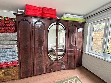 Шкафы: Шифоньер, шкаф для одежды, Прямой, МДФ — 4