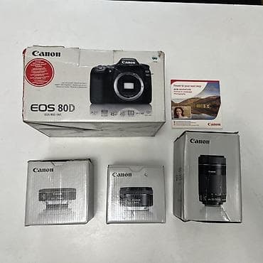 cd dvd: Комплект для фото и видео Canon: - Зеркальная камера Canon EOS 80D — 7