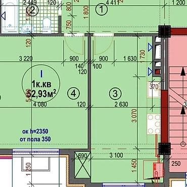 seven development: 2 комнаты, 53 м², Южная Магистраль Элитка, 7 этаж, Евроремонт — 8
