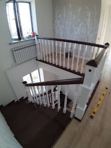 Обшивка лестниц: Лестница на заказ Лестница жасайбыз баардык турун Любой вид — 13