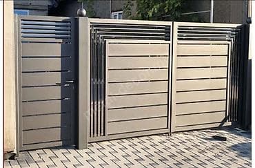 Распашные ворота: Стальные, Автоматические, Другой бренд, Для частного дома, С калиткой, Оптом, Новый, Без установки — 3