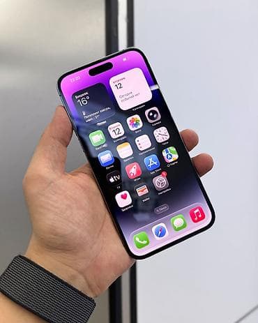 Техника жана электроника: IPhone 14 Pro Max, Колдонулган, 256 ГБ, Deep Purple, Коргоочу айнек, Каптама, Бөлүп төлөө менен, 80 % — 2