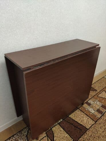 дешевые шкафы для одежды: Стол для зала, Б/у, Складной, Прямоугольный — 1