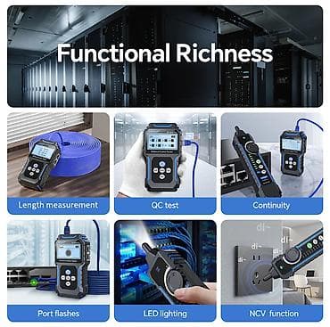 stp: NOYAFA NF-8209 Pro — многофункциональный тестер сетевых и телефонных — 4