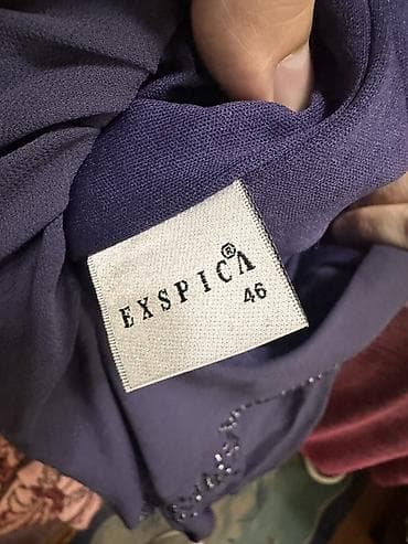 armani code: Вечернее платье, Коктейльное, Короткая модель, Шифон, С рукавами, Стразы, XL — 2